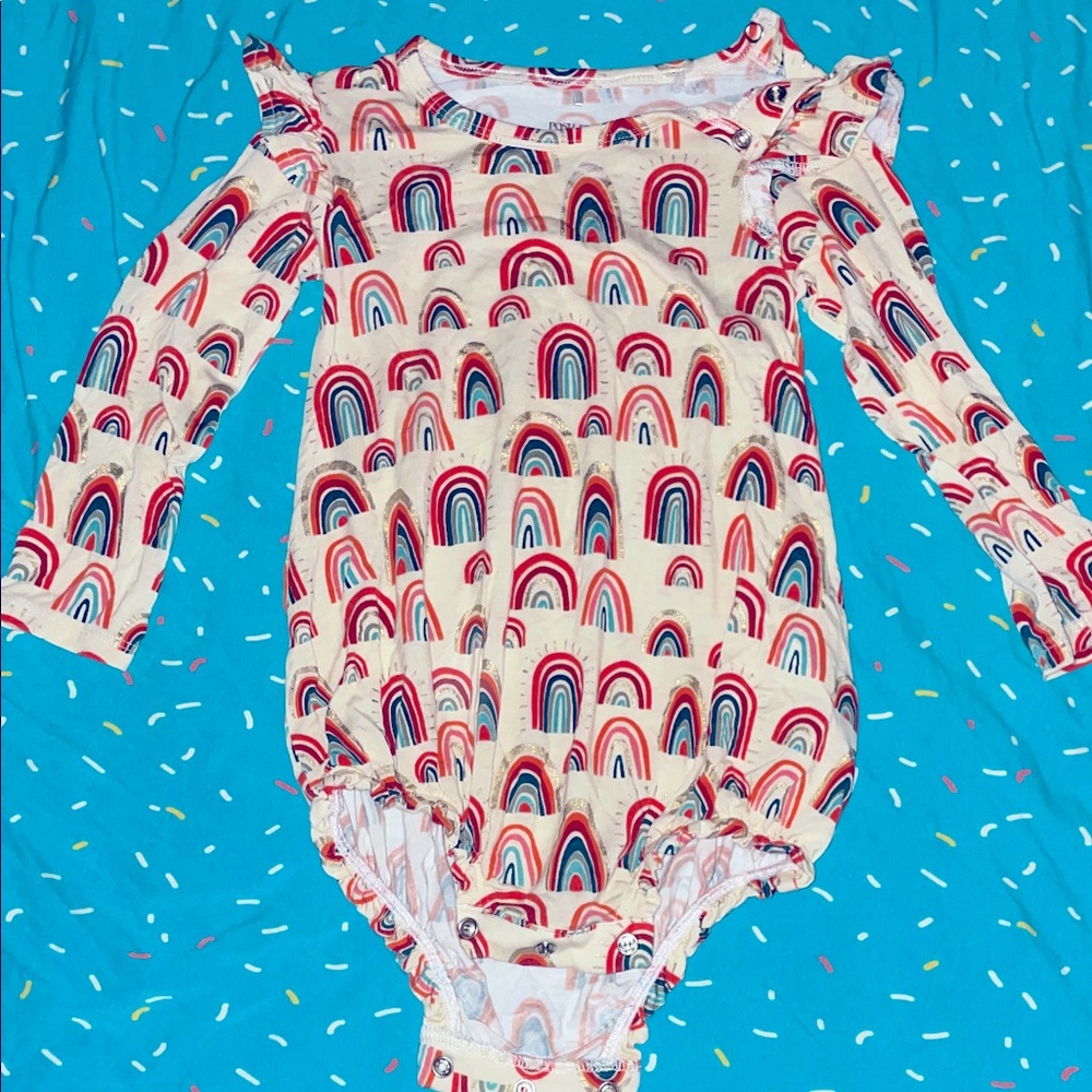 Posh Peanut rainbow long sleeved bubble
